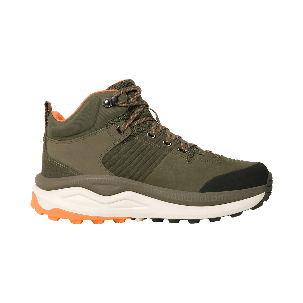 Viking Cerra Hike Mid Men's Hiking Shoes Vandresko Herre - Olive/Orange -
