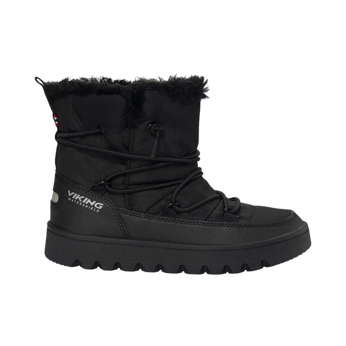 Viking Snowflake Warm WP SL Juniorstøvler - Black - Black