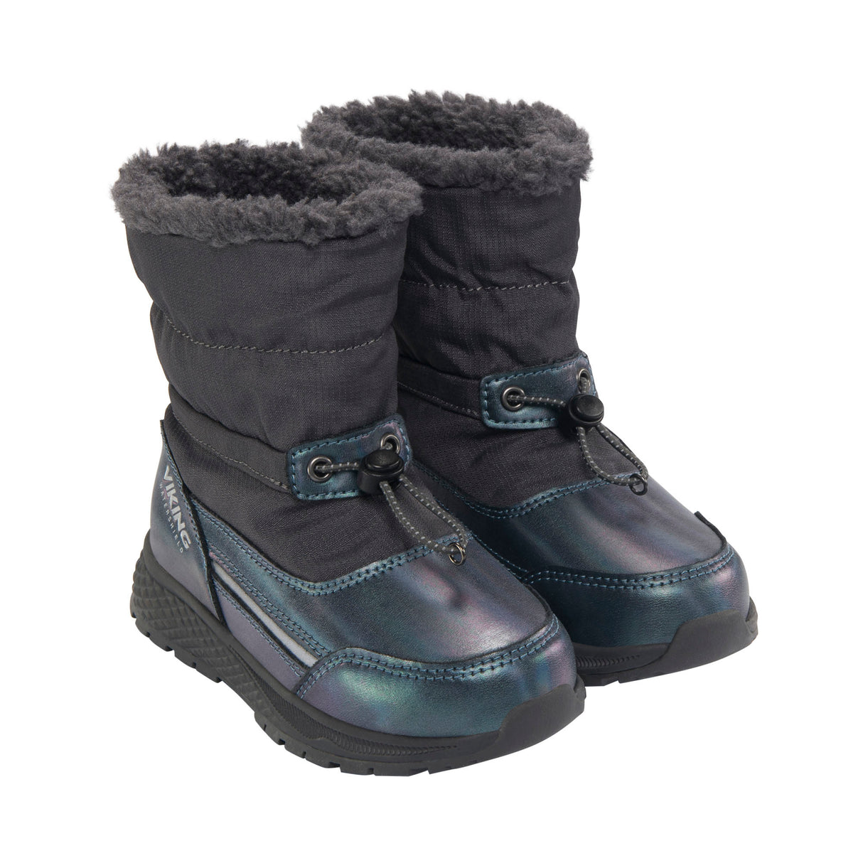 Viking Equip Shine Warm WP Pull-On Børnestøvle - Charcoal