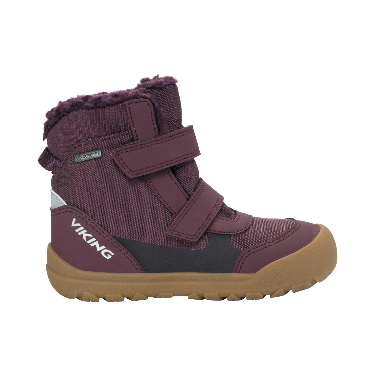 Viking Spruce Barefoot Warm GTX 2V Børnevinterstøvler - Wine - Wine