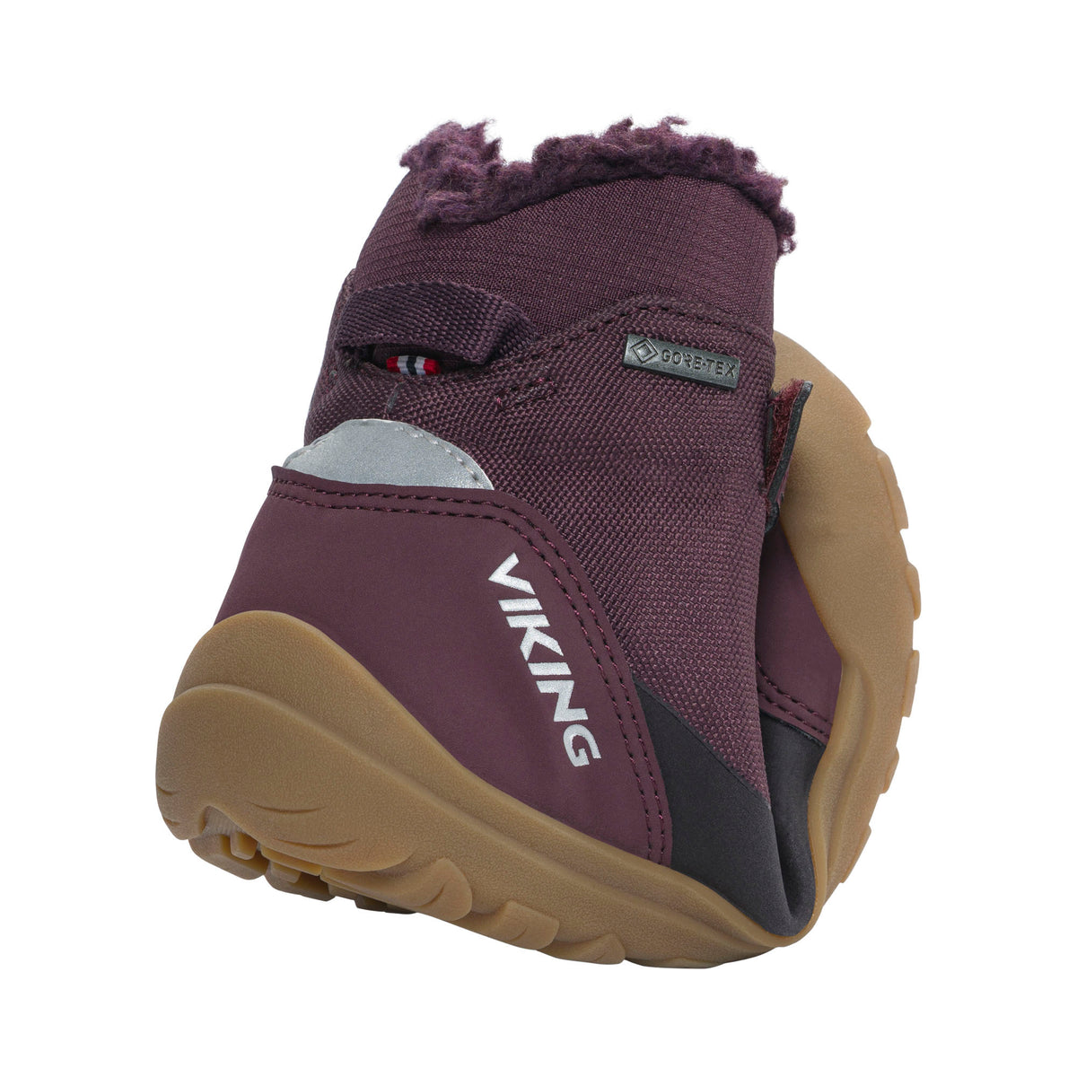Viking Spruce Barefoot Warm GTX 2V Børnevinterstøvler - Wine -