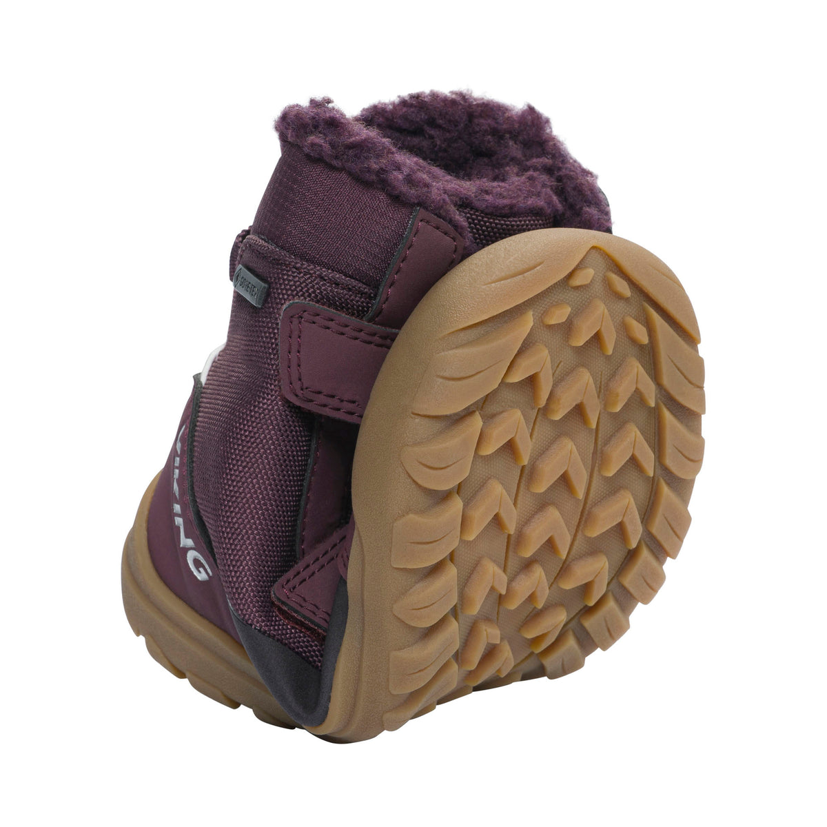 Viking Spruce Barefoot Warm GTX 2V Børnevinterstøvler - Wine -