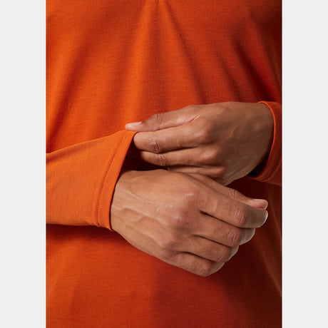 Helly Hansen Men's HP Quick-Dry Half-Zip Skiundertrøje Herre - Patrol Orange -