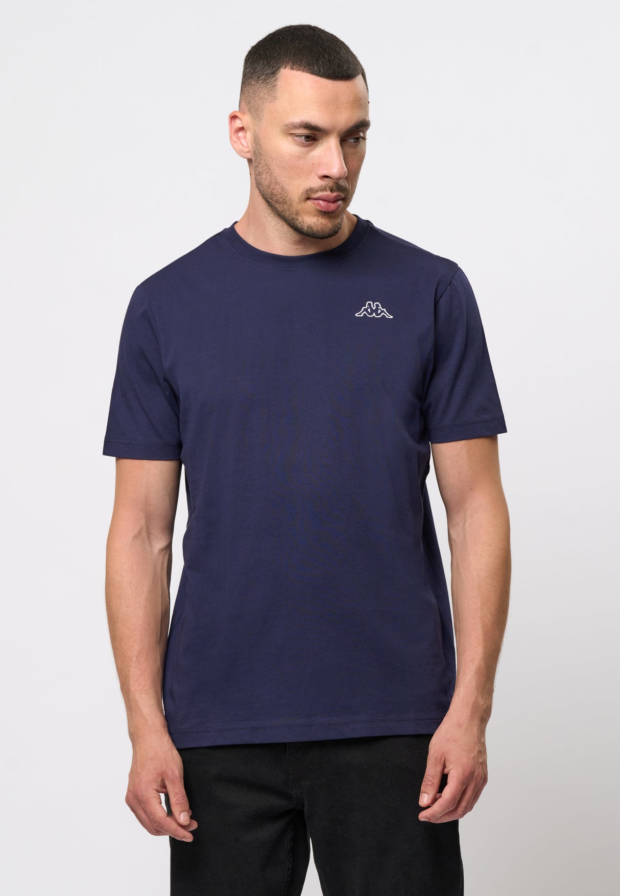 Kappa Logo Cafers T-shirt Herre - Blue Marine -