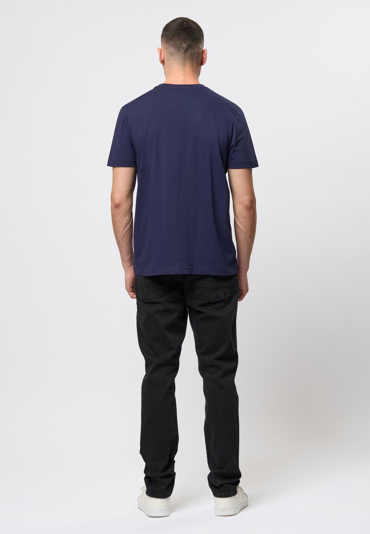 Kappa Logo Cafers T-shirt Herre - Blue Marine -