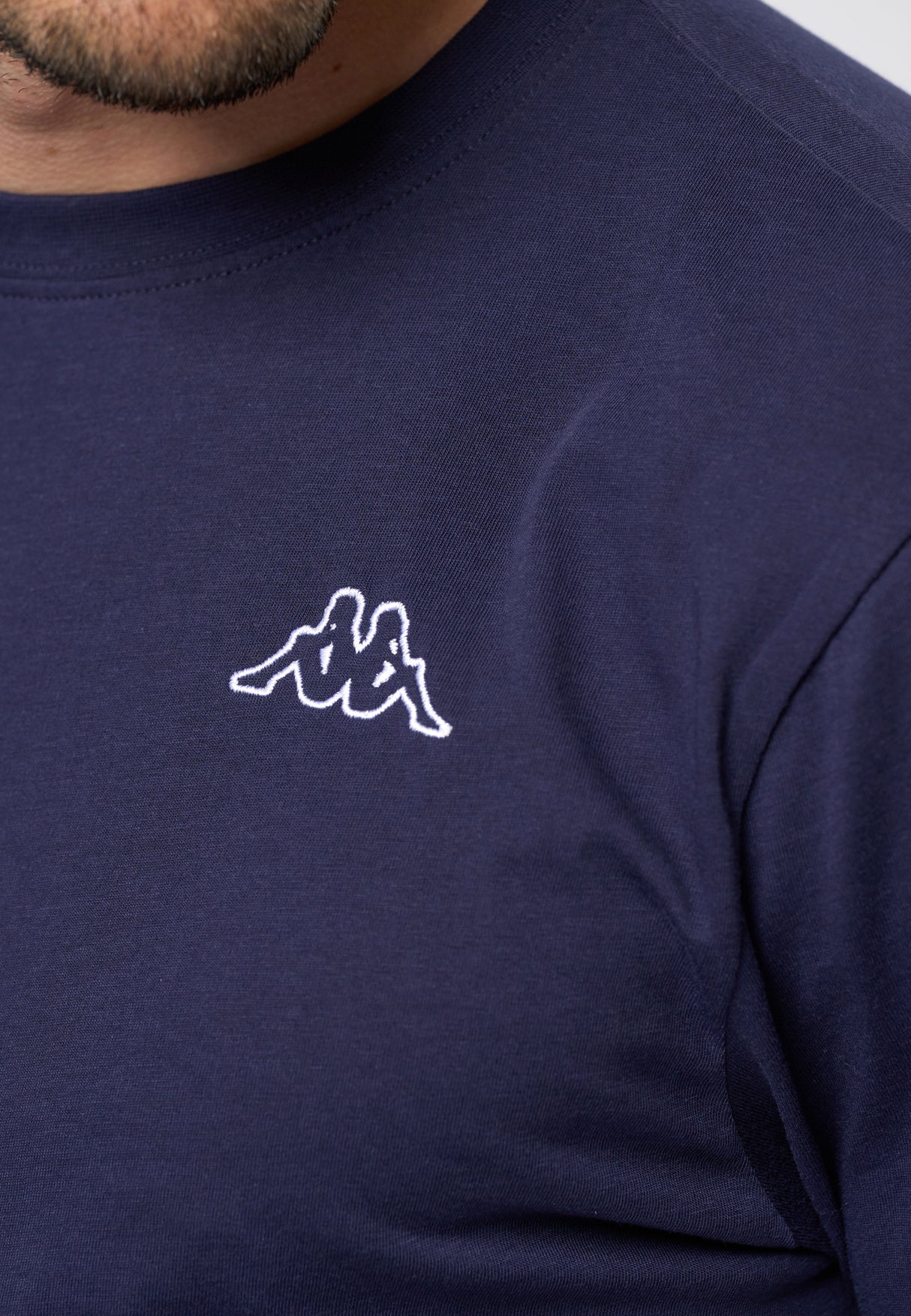 Kappa Logo Cafers T-shirt Herre - Blue Marine -