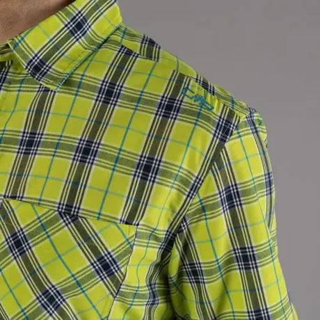 CMP Man Shirt Kortærmet Skjorte Herre - Oilgreen-Moss-Zolfo -