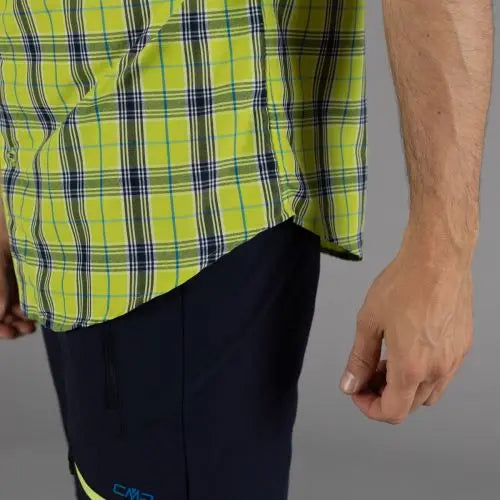 CMP Man Shirt Kortærmet Skjorte Herre - Oilgreen-Moss-Zolfo -