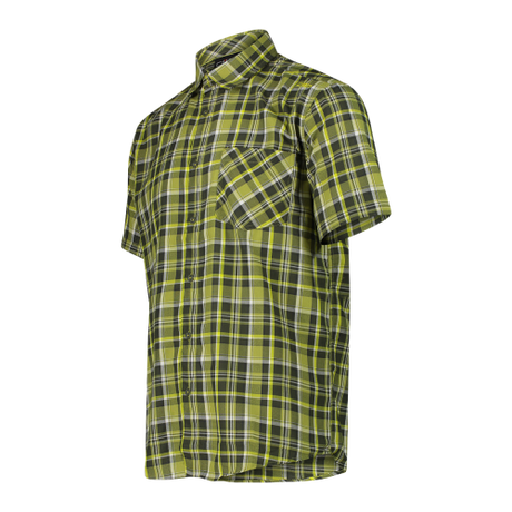 CMP Man Shirt Kortærmet Skjorte Herre - Oilgreen-Moss-Zolfo -