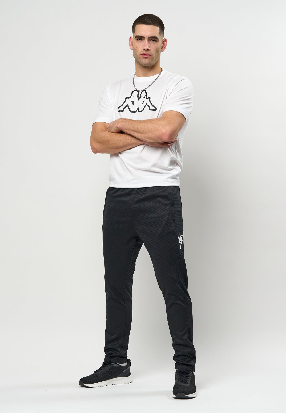 Kappa Kappa4Football Lorente Herre Træningsbukser - Blue Marine -