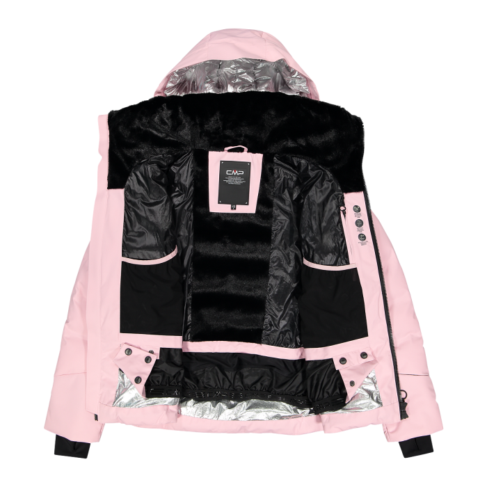 CMP Woman Ski Jacket Down Effect Skijakke Dame - Pink -
