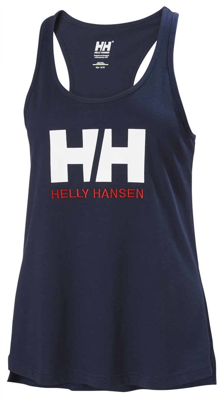 Helly Hansen Women's Logo Singlet Top Dame - Navy -