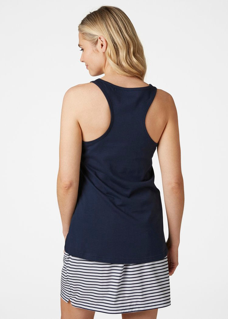 Helly Hansen Women's Logo Singlet Top Dame - Navy -