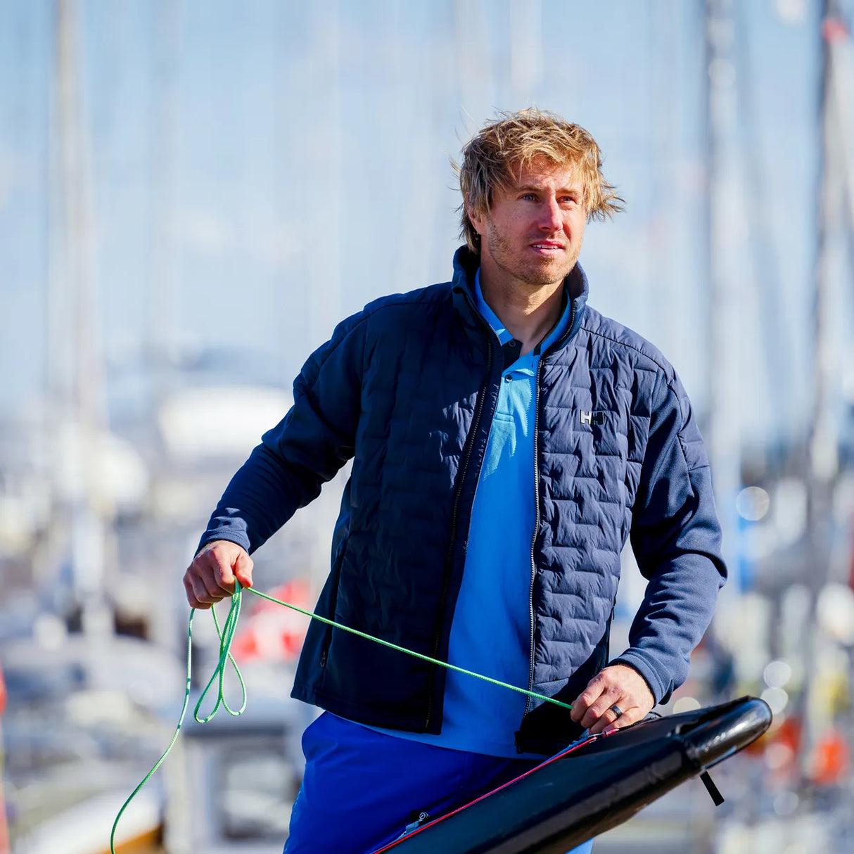 Helly Hansen Men's HP Hybrid Stretch Insulator Hybridjakke Herre - Navy -