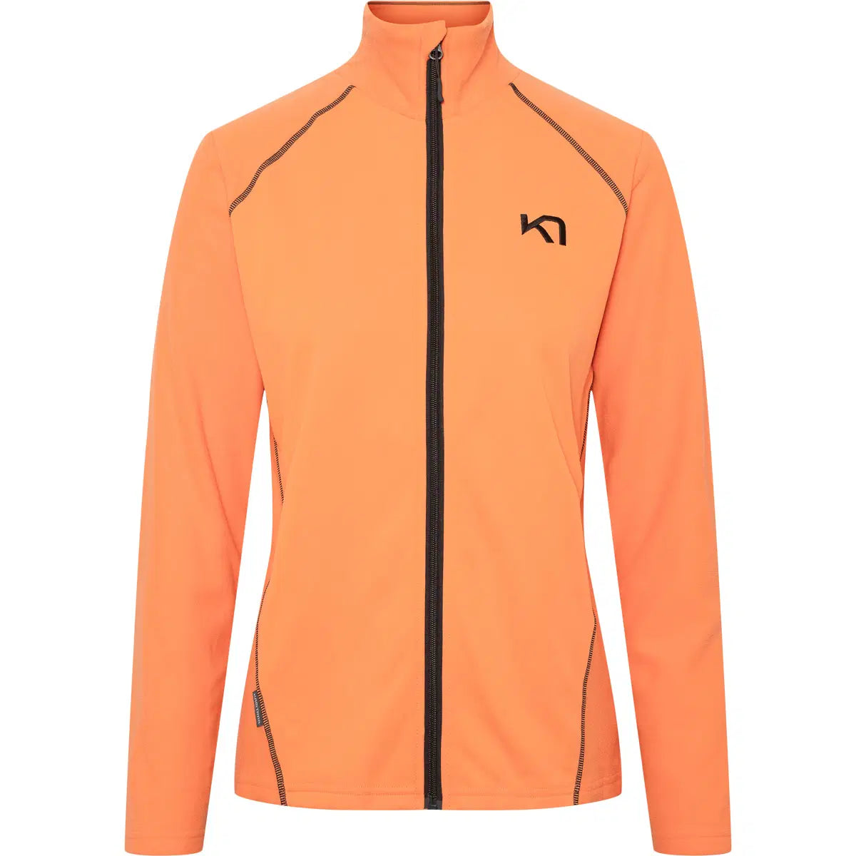 Kari Traa Kari Full-Zip Fleecejakke Dame - Light Orange - Light Orange