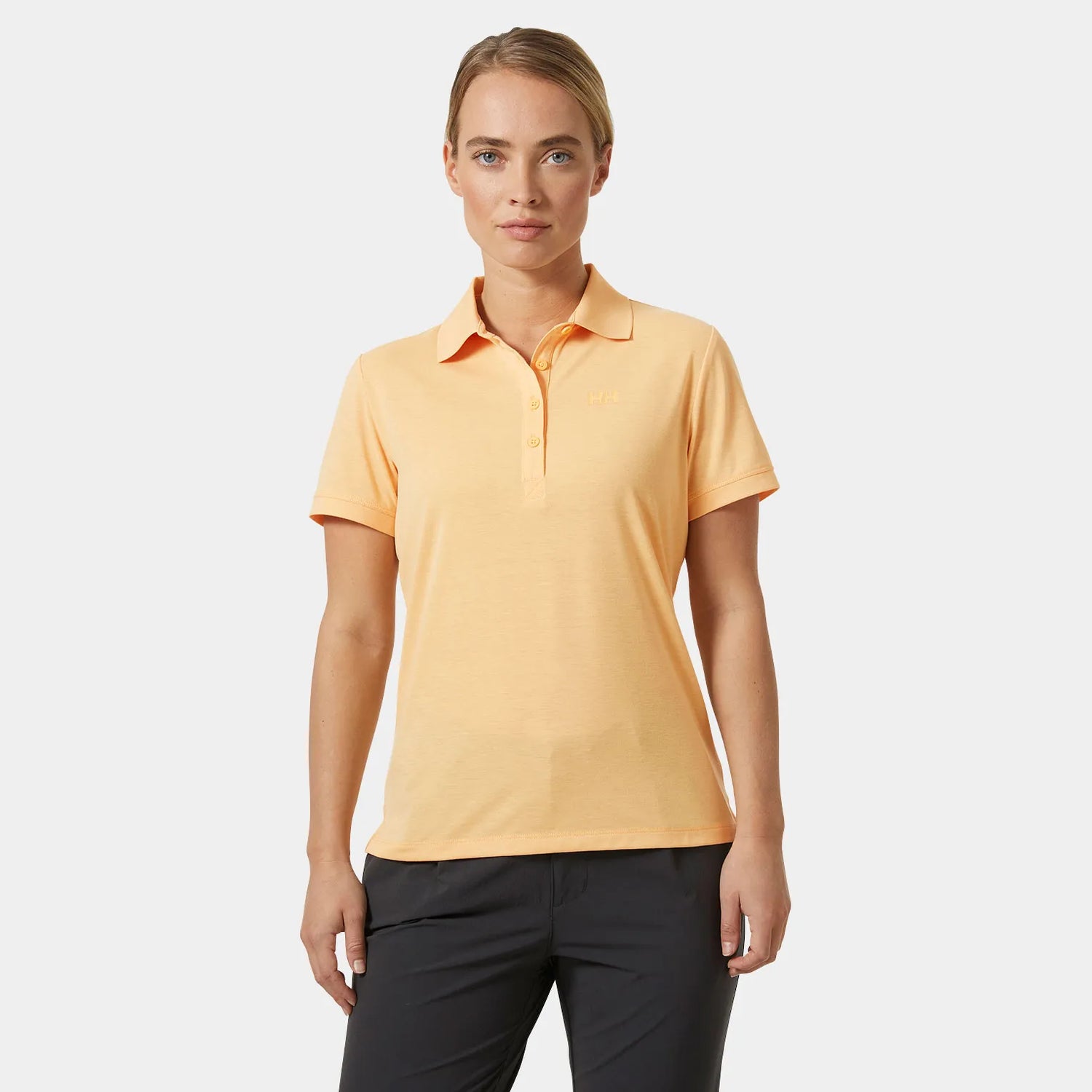 Helly Hansen Women's Siren Quick-Dry Polo T-shirt Dame - Miami Peach - Miami Peach