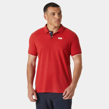 Helly Hansen Men's Ocean Polo 2.0 Polo T-shirt Herre - Red - Red