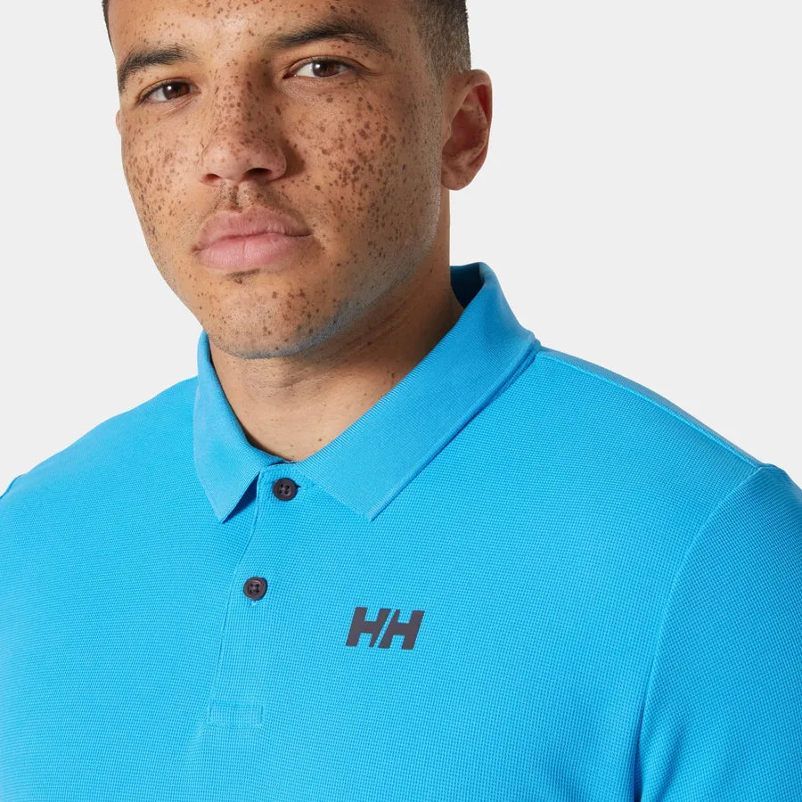 Helly Hansen Men's Ocean Polo 2.0 Polo T-shirt Herre - Cyan -