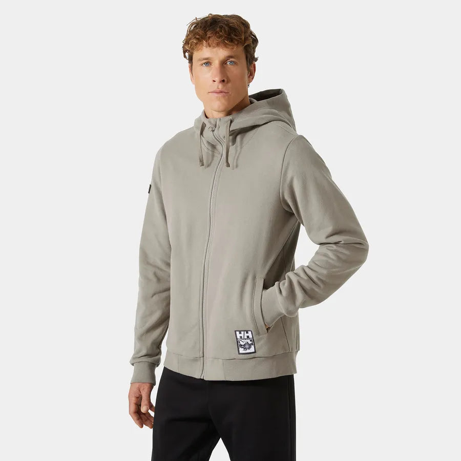 Helly Hansen Men's Arctic Ocean Full Zip Hoodie Hættetrøje Herre - Terrazzo -