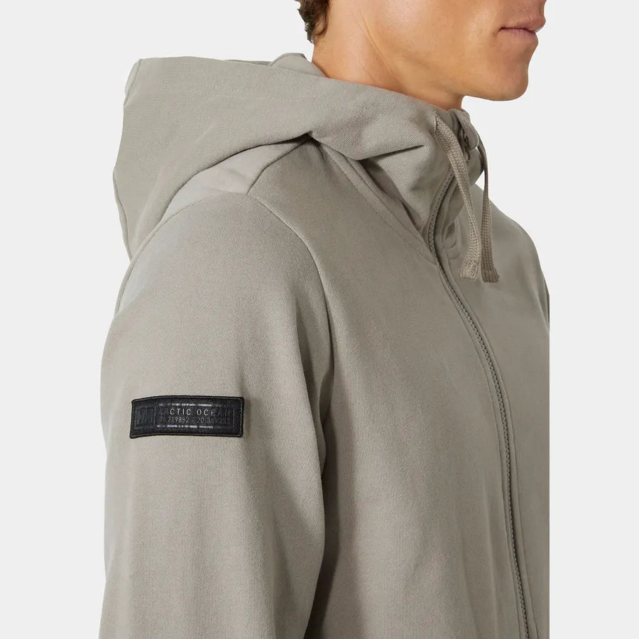 Helly Hansen Men's Arctic Ocean Full Zip Hoodie Hættetrøje Herre - Terrazzo -