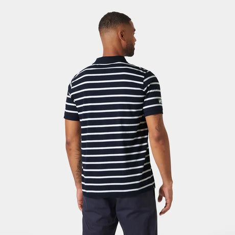 Helly Hansen Men's Newport Polo 2.0 Polo T-shirt Herre - Navy Stripe -