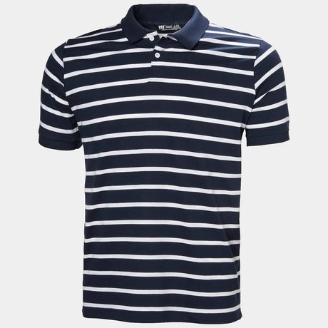 Helly Hansen Men's Newport Polo 2.0 Polo T-shirt Herre - Navy Stripe -