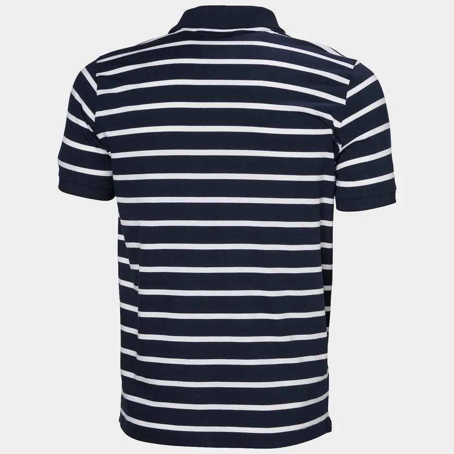 Helly Hansen Men's Newport Polo 2.0 Polo T-shirt Herre - Navy Stripe -