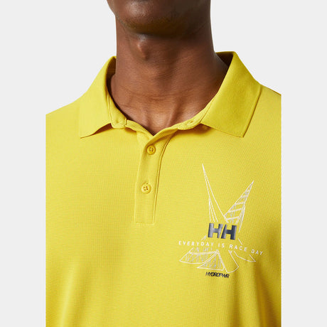 Helly Hansen Men’s HP Race Sailing Polo T-shirt Herre - Gold Rush -