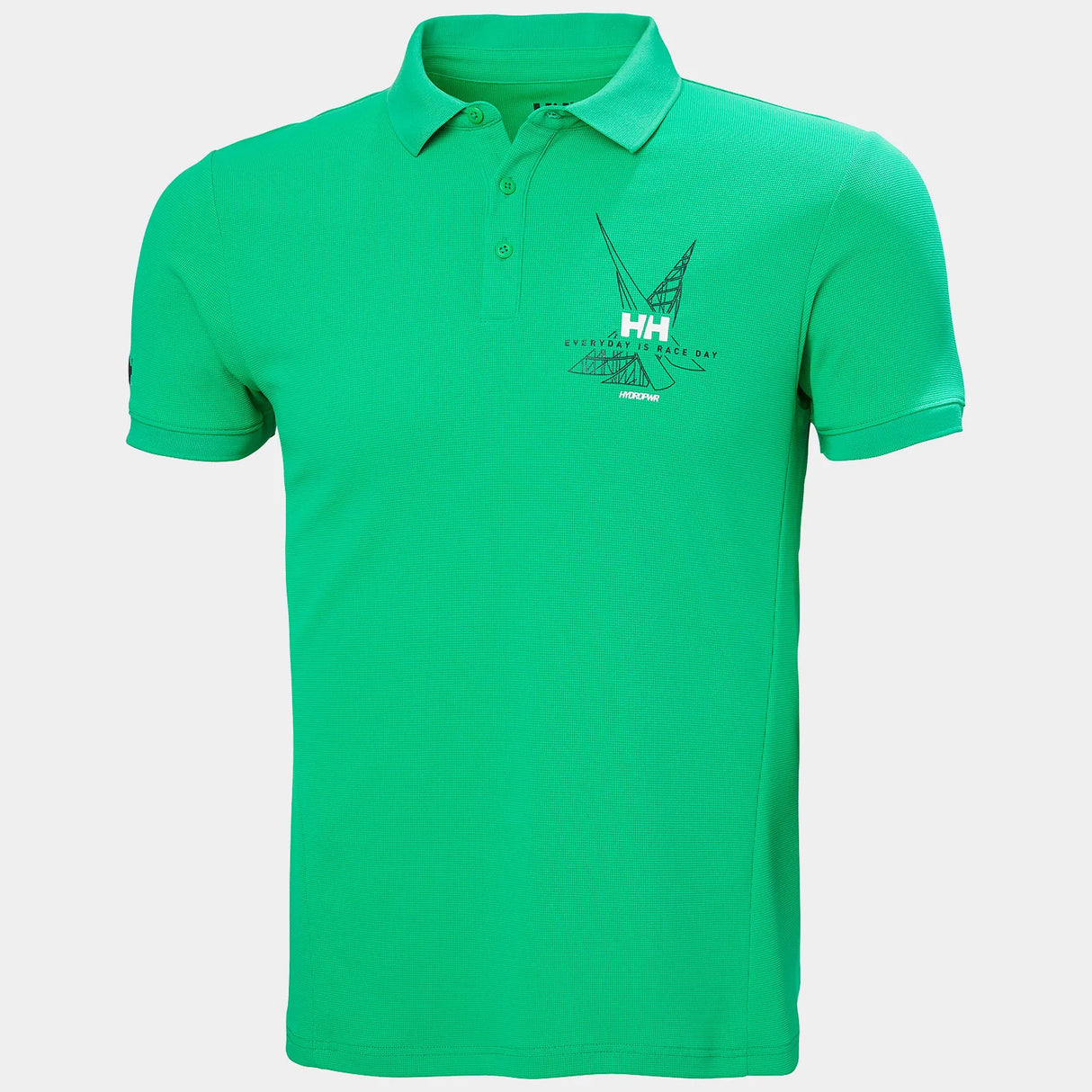 Helly Hansen Men’s HP Race Sailing Polo T-shirt Herre - Bright Green - Bright Green