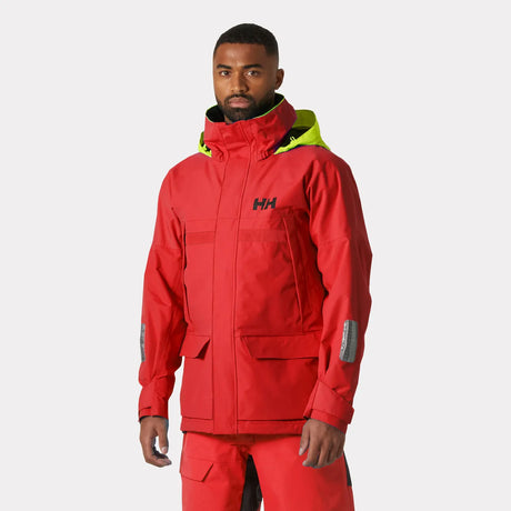 Helly Hansen Men's Pier 4.0 Jacket Sejlerjakke Herre - Alert Red