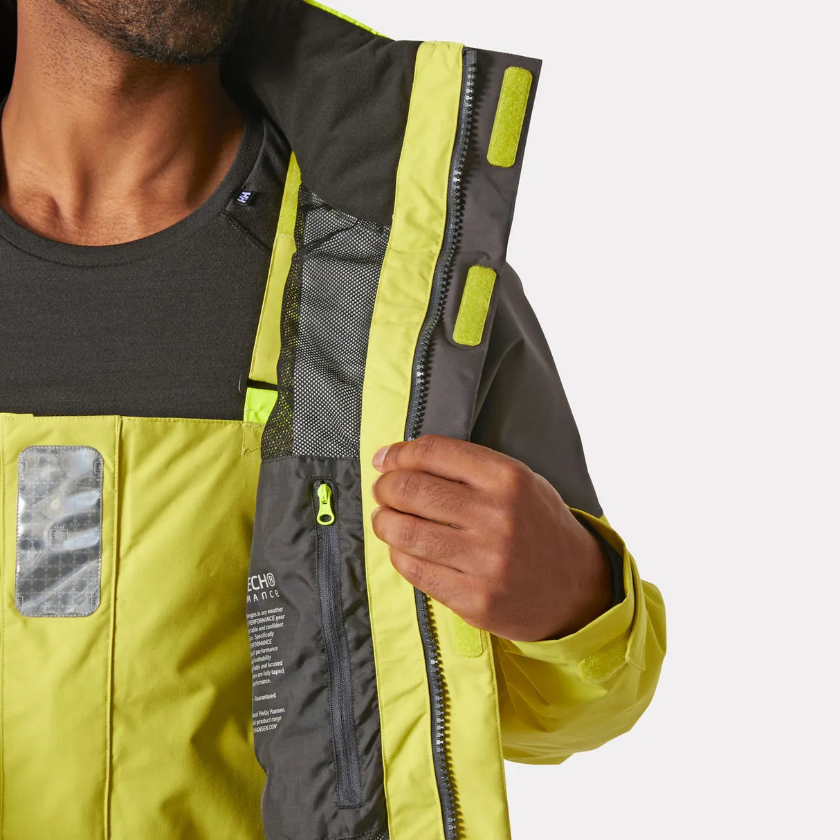 Helly Hansen Men's Pier 4.0 Jacket Sejlerjakke Herre - Cyber Lime -