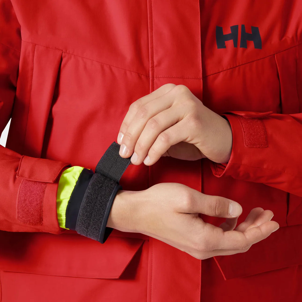 Helly Hansen Women's Pier 4.0 Sejlersæt Dame - Alert Red / Navy -