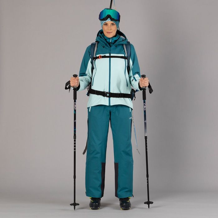 CMP Women's Unlimitech Skisæt Dame - Acqua / Teal -