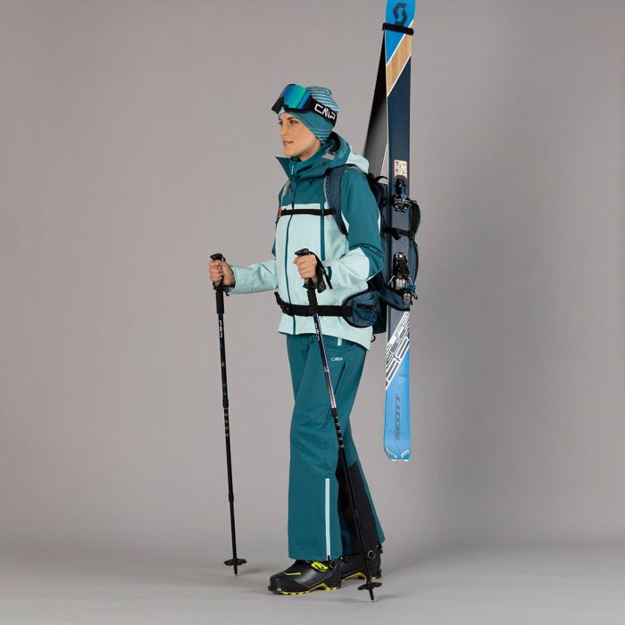CMP Women's Unlimitech Skisæt Dame - Acqua / Teal -