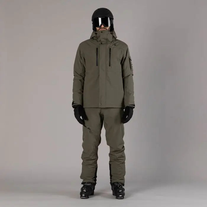 CMP Man Mechanical Stretch Ski Jacket Skijakke Herre - Olive -