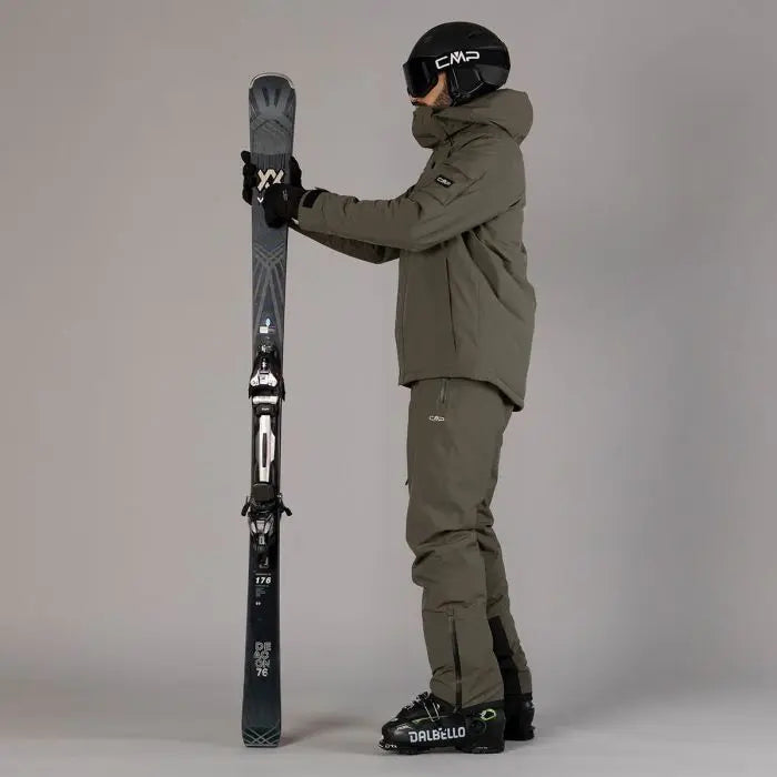 CMP Man Mechanical Stretch Ski Jacket Skijakke Herre - Olive -
