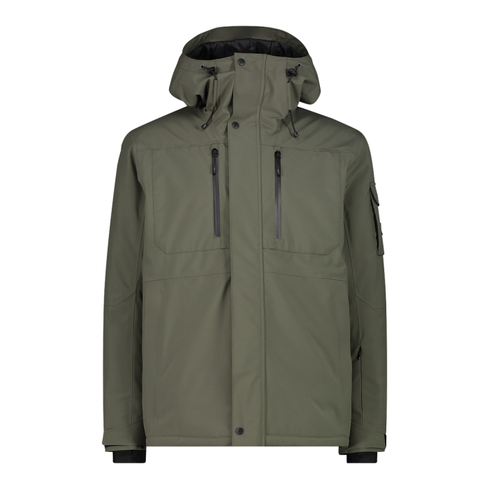 CMP Man Mechanical Stretch Ski Jacket Skijakke Herre - Olive - Olive