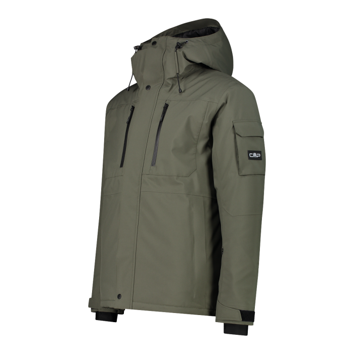 CMP Man Mechanical Stretch Ski Jacket Skijakke Herre - Olive -