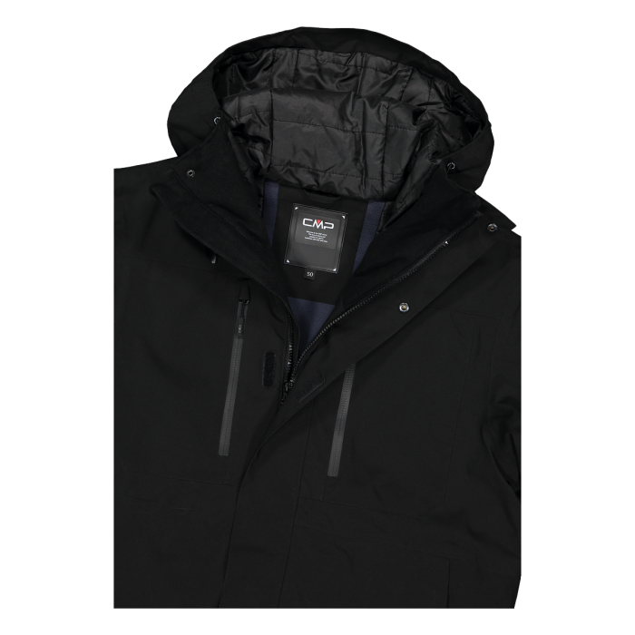 CMP Man Mechanical Stretch Skisæt Herre - Nero / Zaffiro -