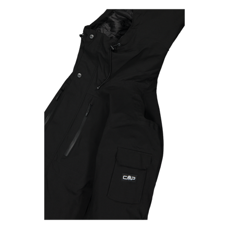 CMP Man Mechanical Stretch Ski Jacket Skijakke Herre - Nero -
