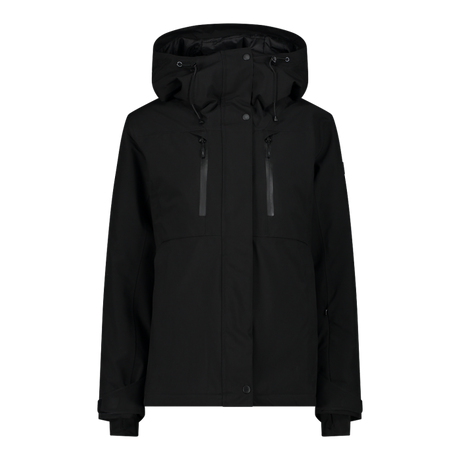 CMP Woman Mechanical Stretch Ski Jacket Skijakke Dame - Nero - Nero