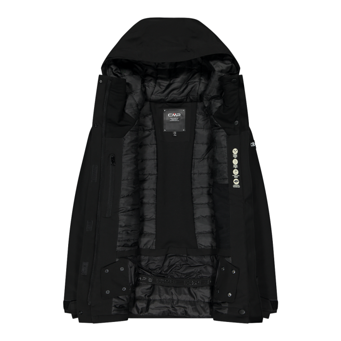 CMP Woman Mechanical Stretch Skisæt Dame - Nero / Mineral -