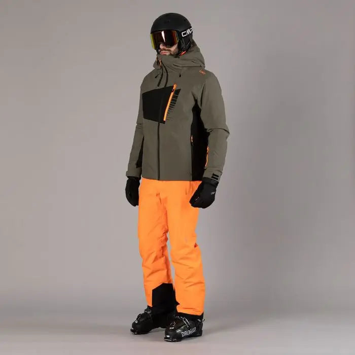 CMP Men's Twill Ski Jacket Skijakke Herre - Olive -