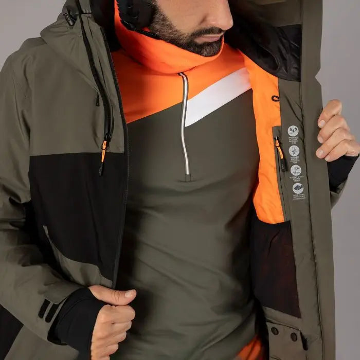 CMP Men's Twill Ski Jacket Skijakke Herre - Olive -