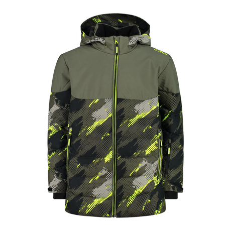 CMP Boy's Twill Ski Jacket Skijakke Børn - Olive-Nero