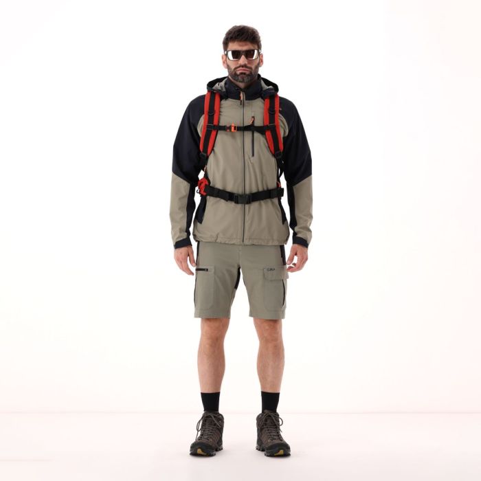 CMP Men's Ripstop Waterproof Jacket Regnjakke Herre - Sage-Pine -