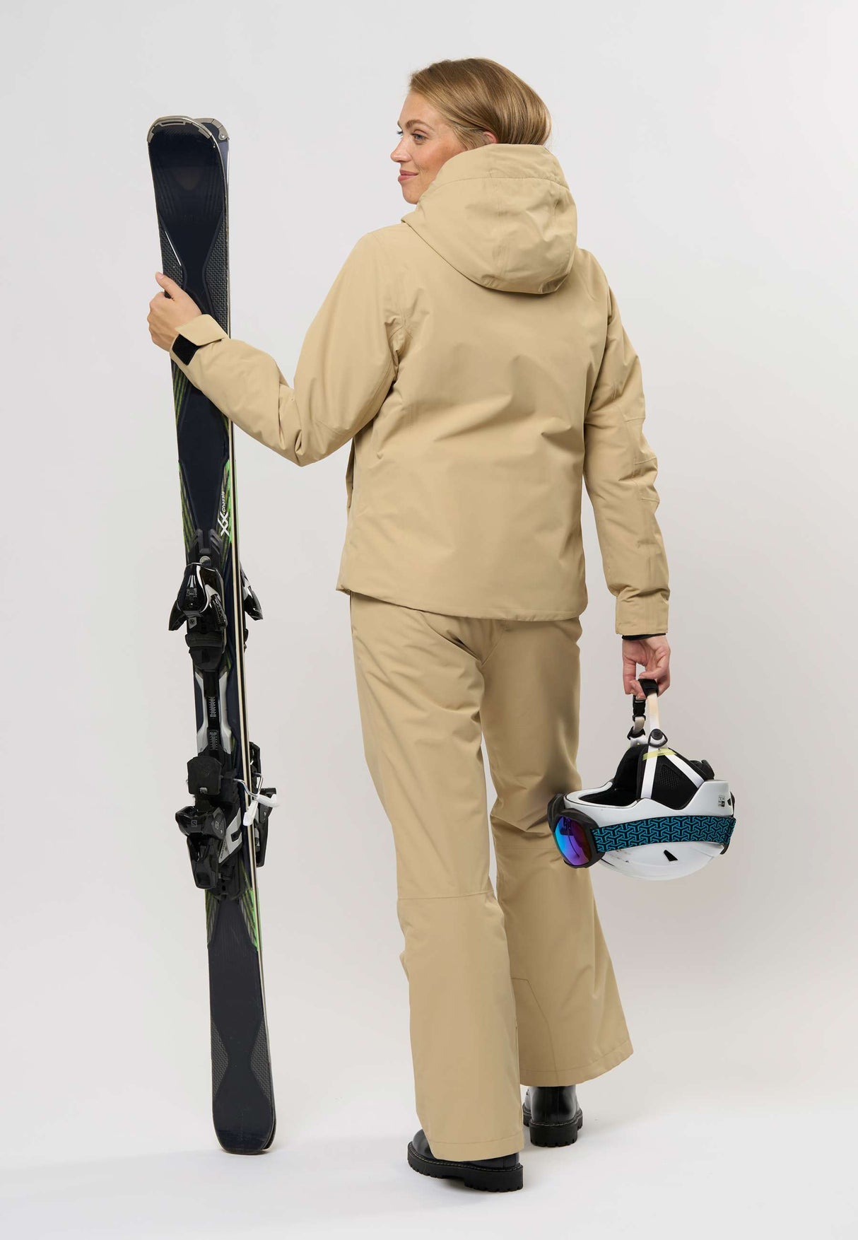 Kappa Scanivy & Naviasy Skisæt Dame - Beige Sabbia -