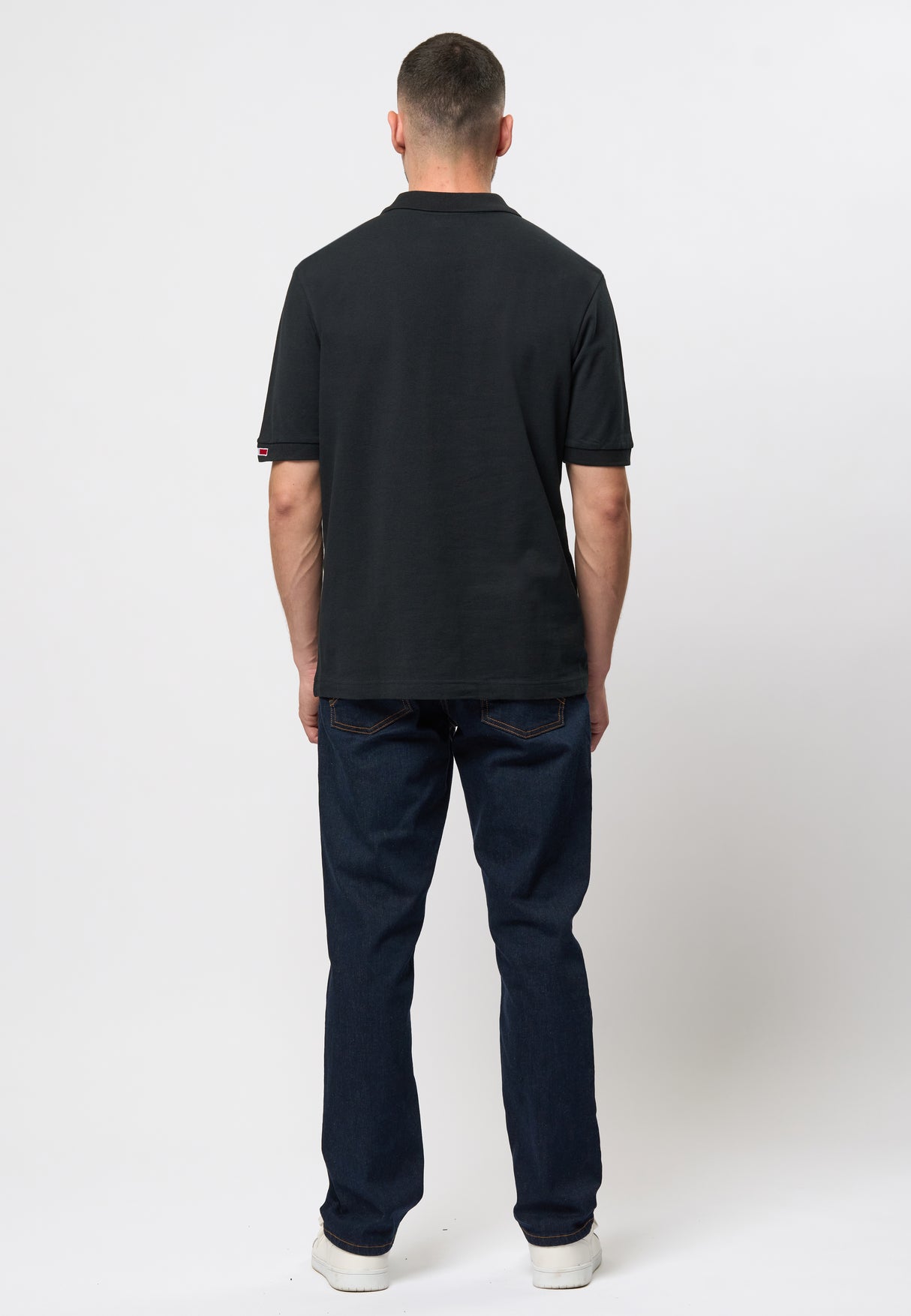 Kappa Logo Maltaxita MSS Polo-shirt Herre - Black -