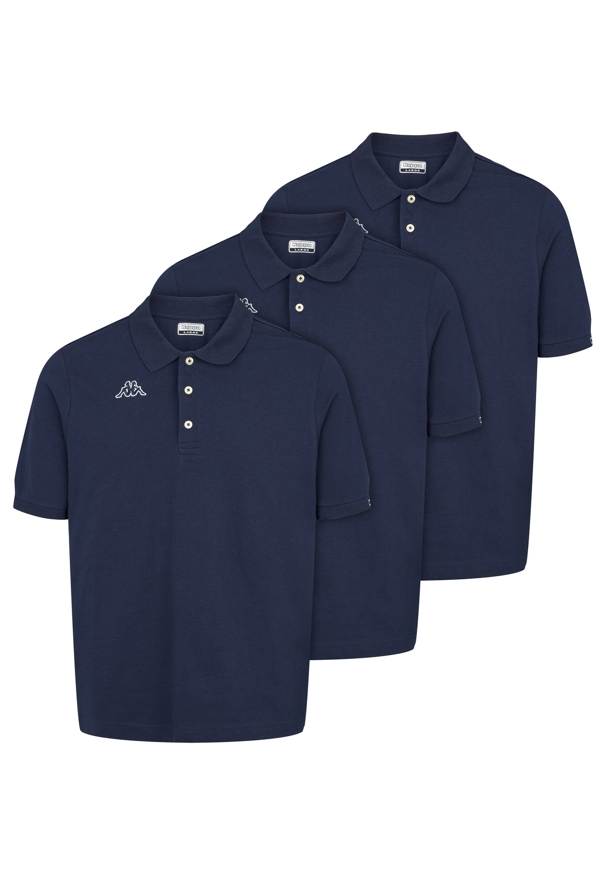 Kappa Logo Maltaxita MSS Polo-shirt Herre - Blue Marine -