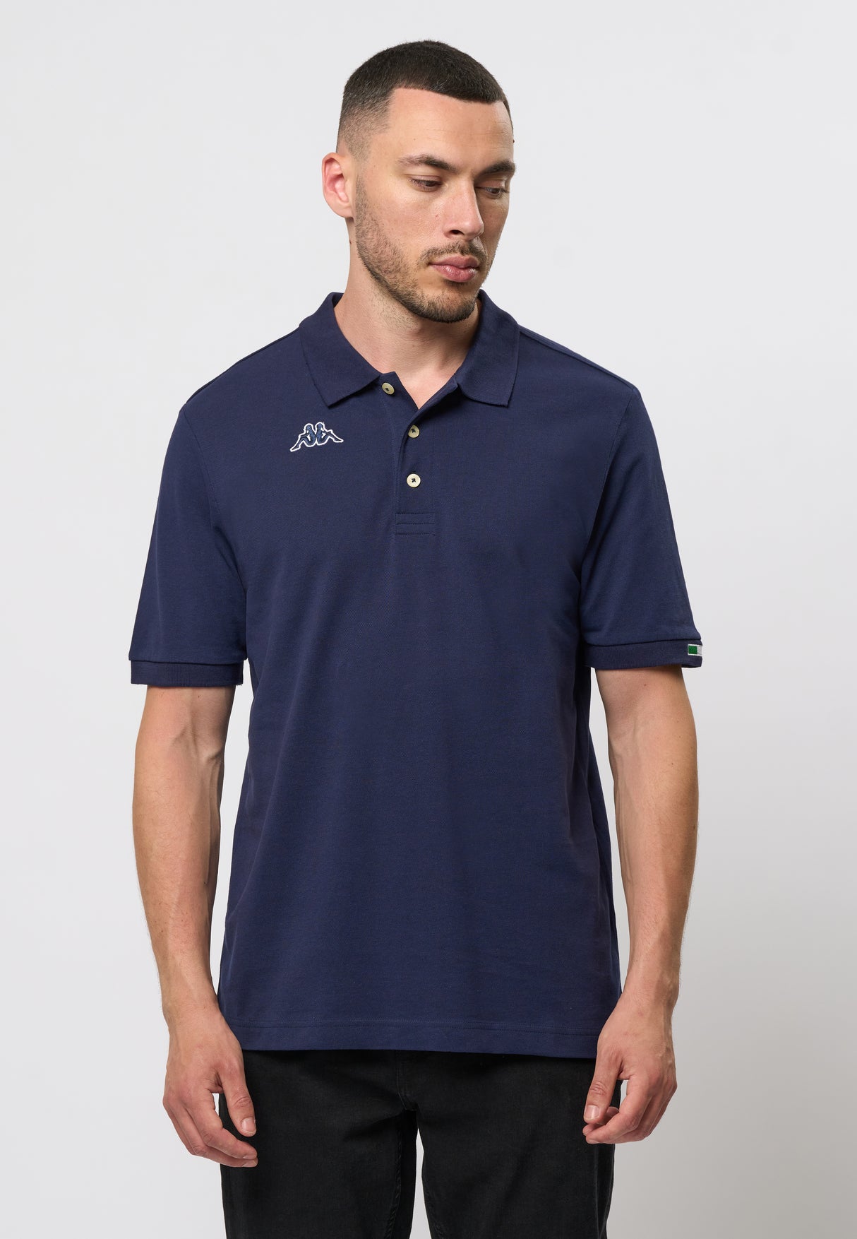 Kappa Logo Maltaxita MSS Polo-shirt Herre - Blue Marine -